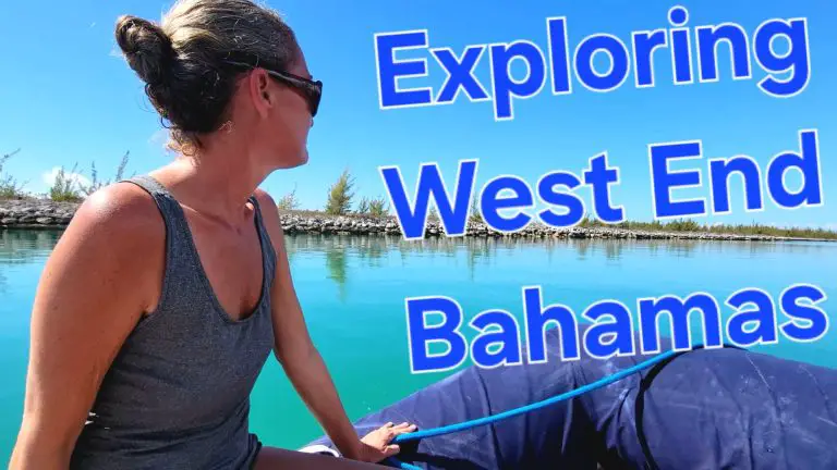 Checking in West End Bahamas and Stumbling on a Great Anchorage
