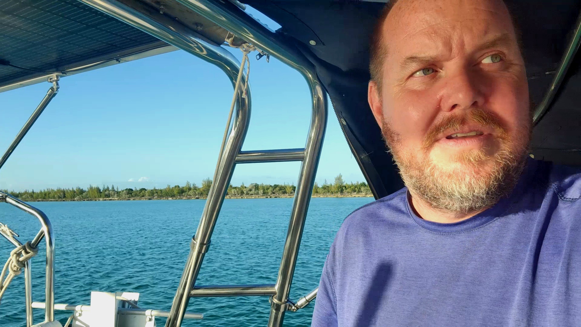 Arriving at Sale Cay