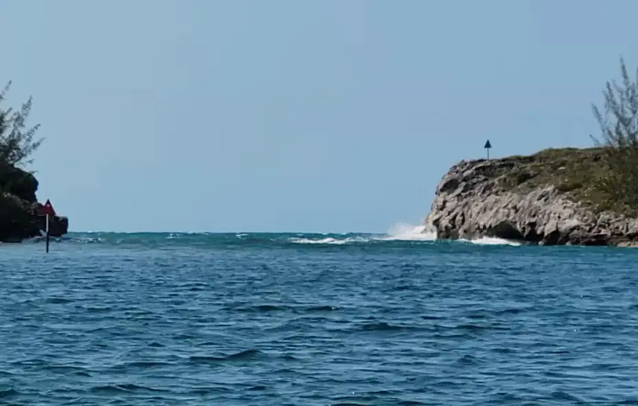 Setting Sail from Hatchet Bay