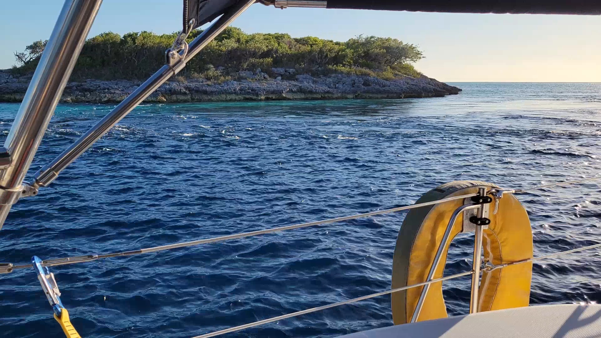 Finally Arriving at Highborn Cay in Exumas