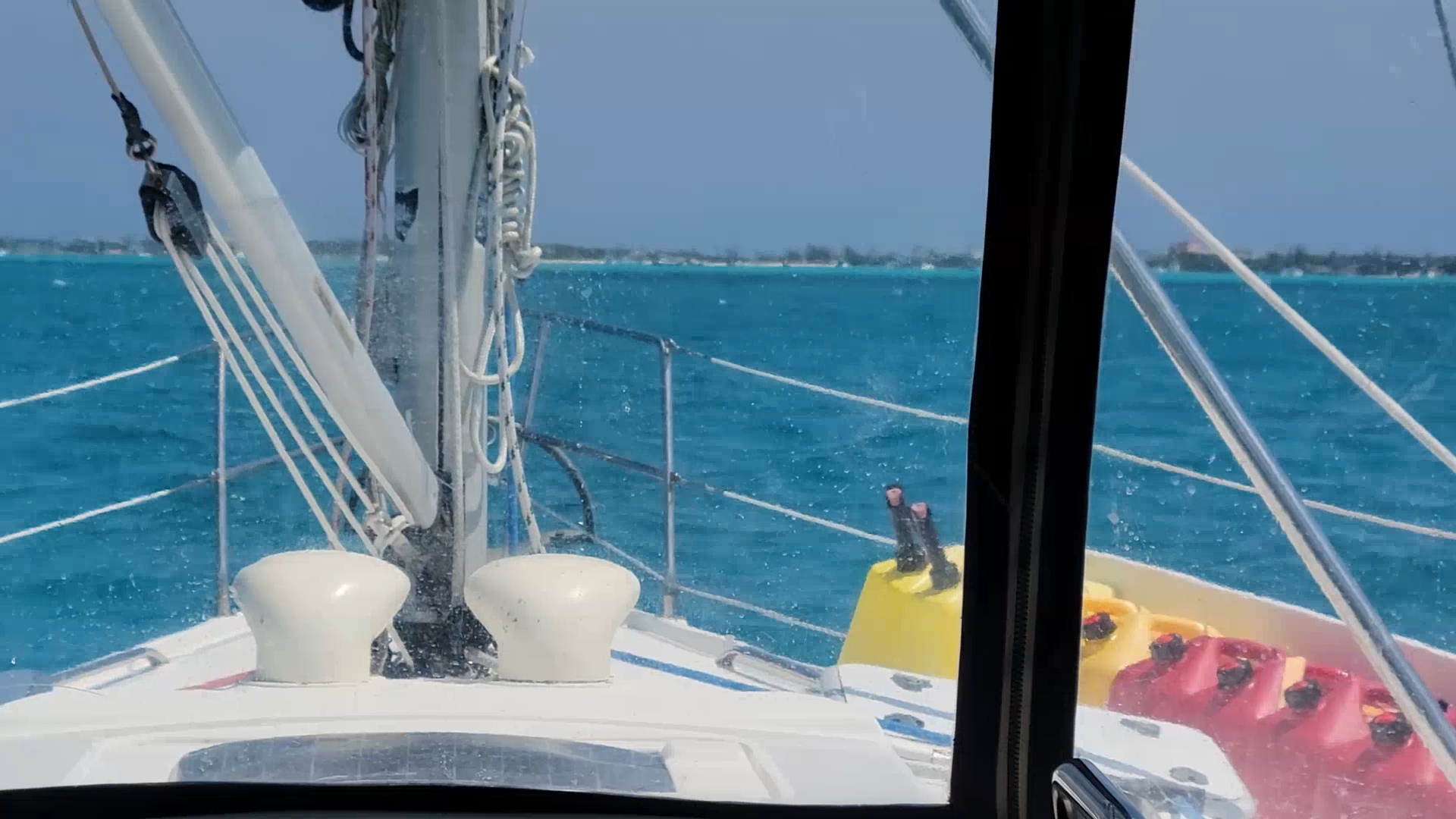 Halfway to Iguana Cay