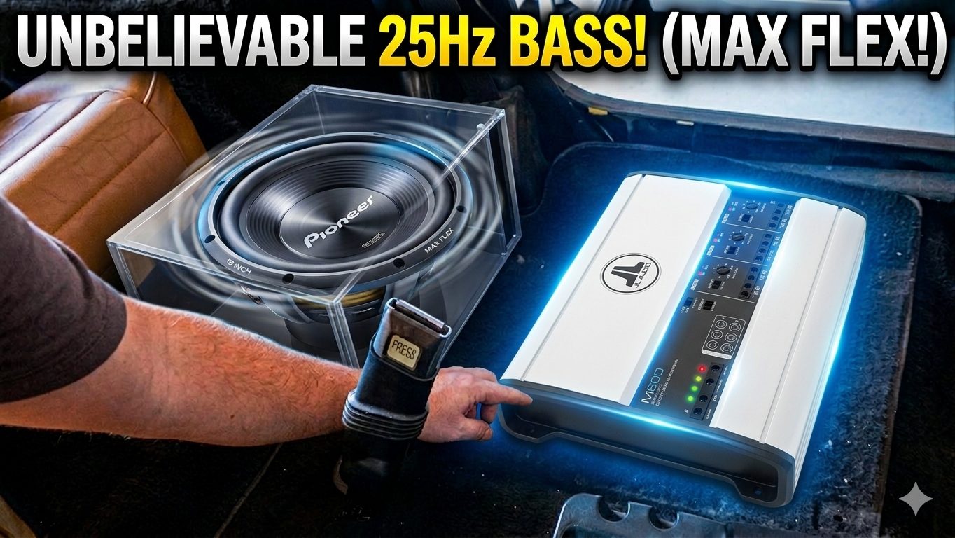 Deep Bass & Jeep Mods: Tuning a Pioneer Sub to 25Hz 🔊 || Jeep Mods E04