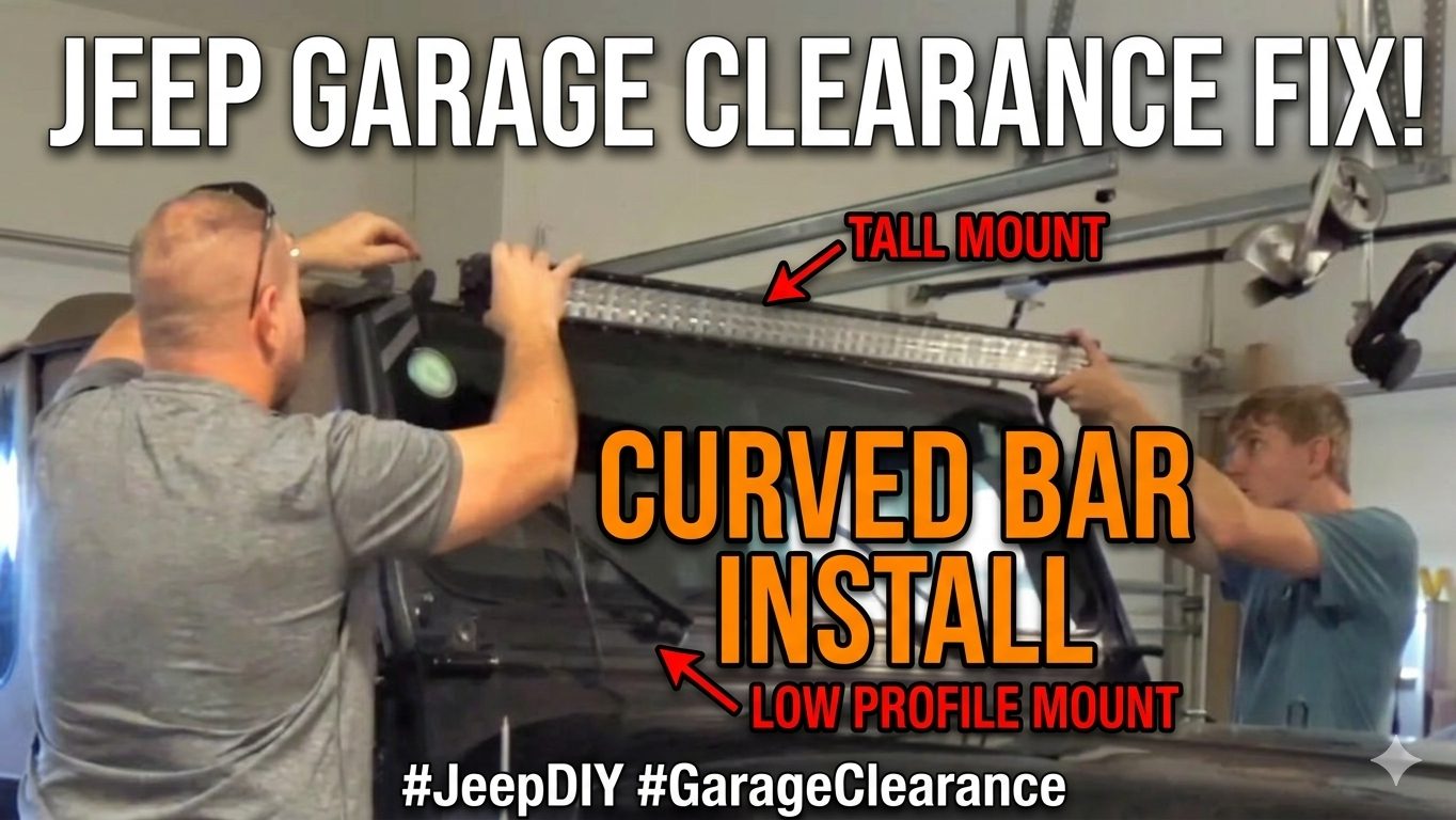 DIY Jeep Wrangler: 50" Tri-Row Curved LED Light Bar Install || Jeep Mods E06 DIY Jeep Wrangler: 50" Tri-Row Curved LED Light Bar Install || Jeep Mods E06
