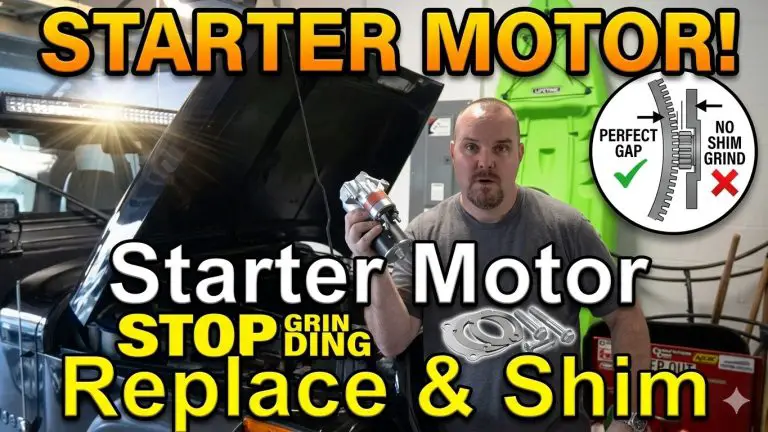 How to Shim a Starter Motor