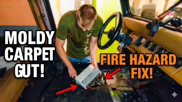 Jeep Interior Gut: Moldy Carpet Removal & Amp Wiring Fix